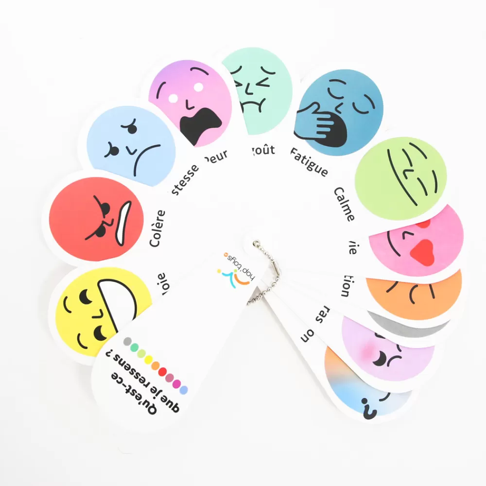 Éventail des émotions Qu'est-ce que je ressens ?-HOPTOYS Best
