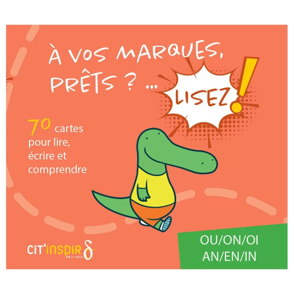 À vos marques... prêts... ? Lisez ! 70 cartes OU-ON-OI-AN-EN-IN-HOPTOYS Best